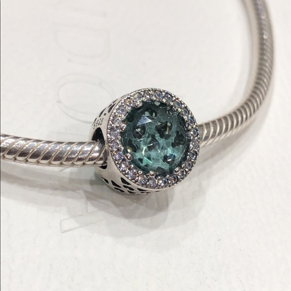 Pandora Charm 100% AUTHENTIC Glacier Hearts Blue - Picture 4 of 9